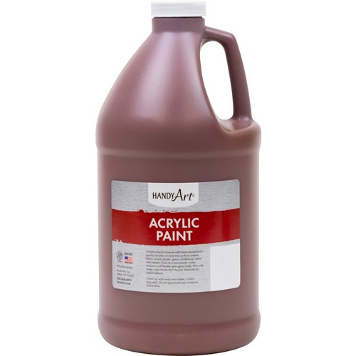 ACRYL PAINT; 1/2-GAL; BRNT SIE